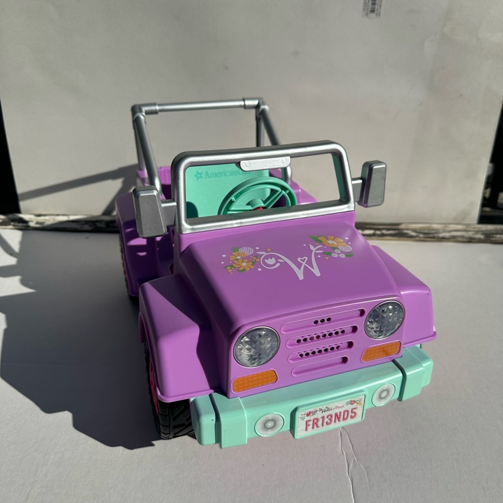 American Girl Purple and Teal Adventure Jeep